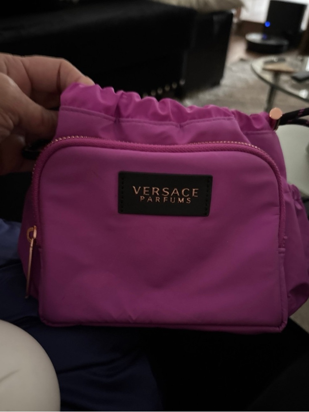 Versace Jeans Collection Mini Bag in Bright Magenta Pink